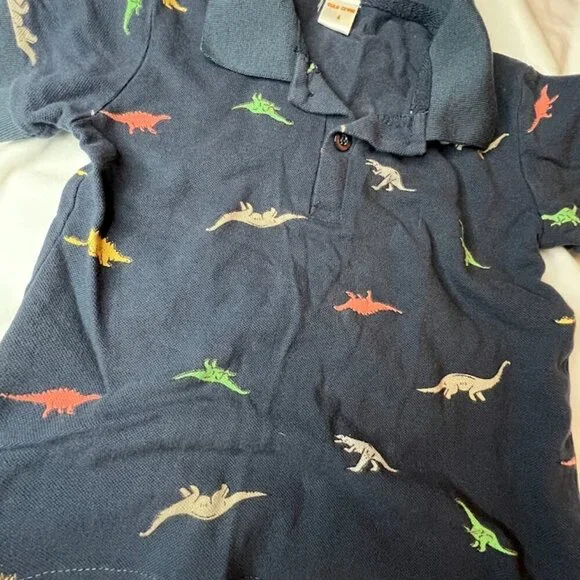 Toddler Boys Dinosaur Polo Size 4 - Picture 4 of 4